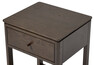 Tova - Sängbord med 1 låda, 40x37x70 cm - Brun
