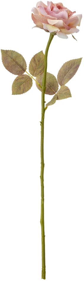 Ros - Konstväxt, H58 cm - Rosa