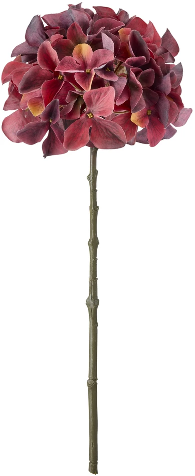 Hortensia - Konstväxt, H47 cm - Röd