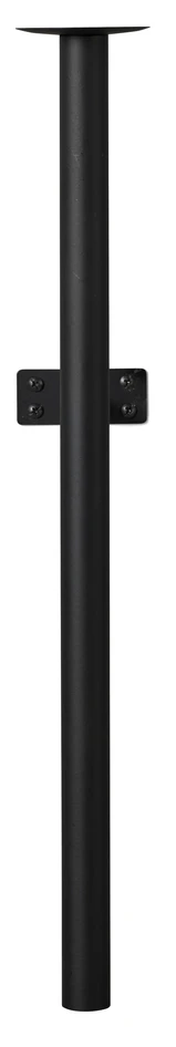 Raw - Ljusstake, L13 B7 H50 cm - Svart