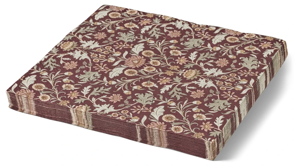 Gullringen - Servett, 33x33 cm, 20-pack - Röd