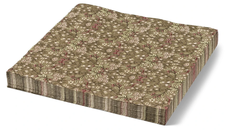 Bergholm - Servett, 33x33 cm, 20-pack - Brun