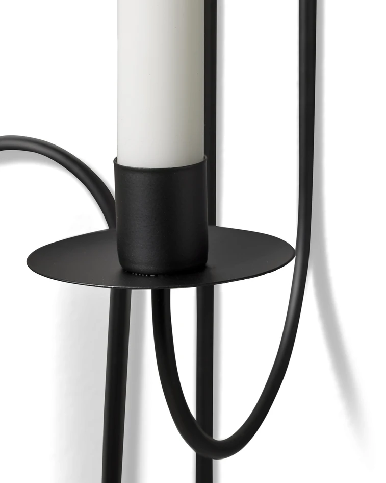 Canon - Väggljusstake, L54 B15 H47 cm - Svart