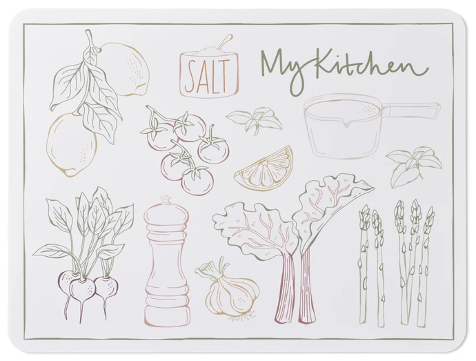 My kitchen, Tablett i plast, 30x40 cm