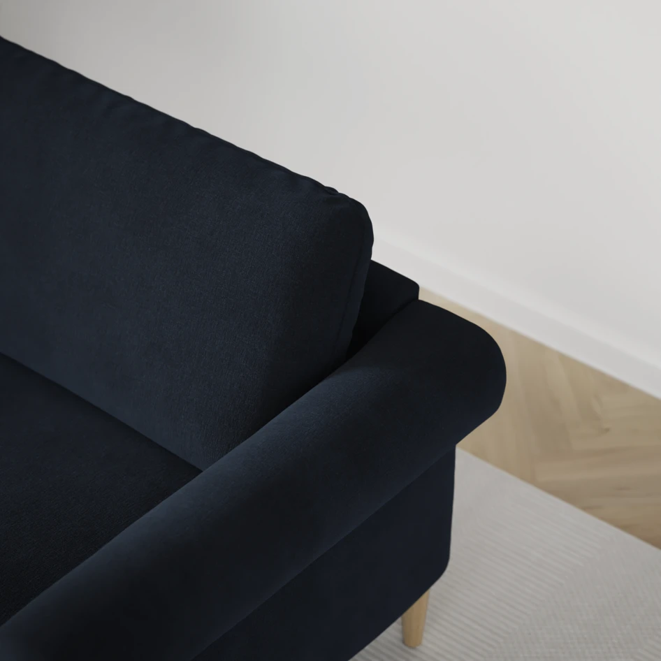 Bridge - Hörnsoffa, 2+3-sits - Blå