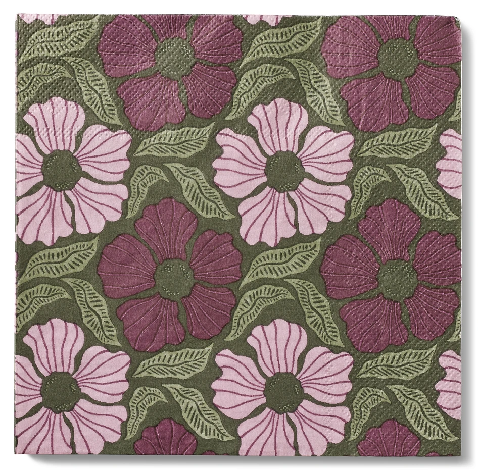 Vega - Servett, 33x33 cm, 20-pack - Rosa