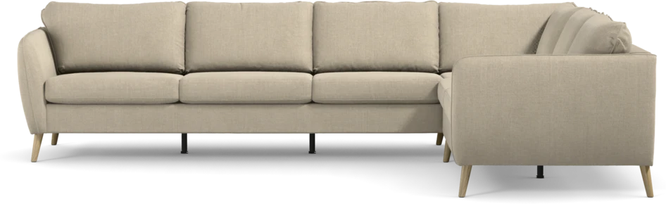 County - Hörnsoffa, 3+2-sits - Beige