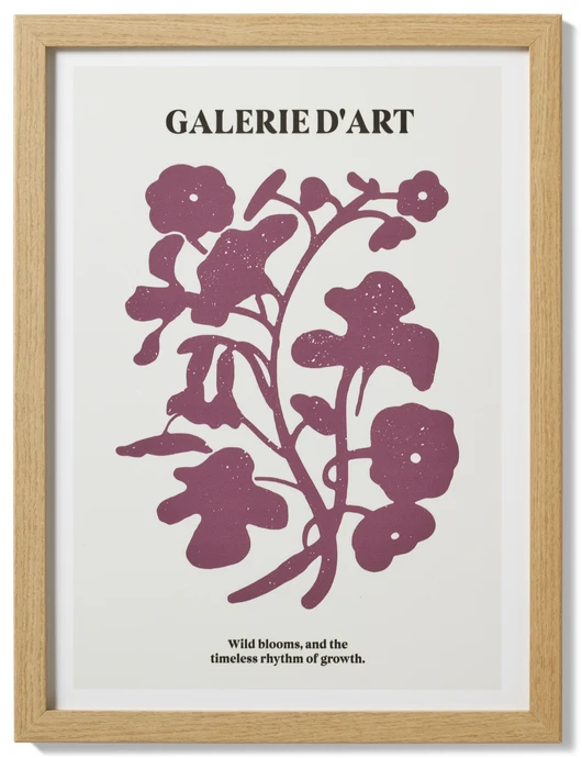 Galerie d'art, Tavla, L30 B40 cm
