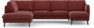 Madison Lux - 2-sits soffa med divan vänster och schäslong höger - Rosa