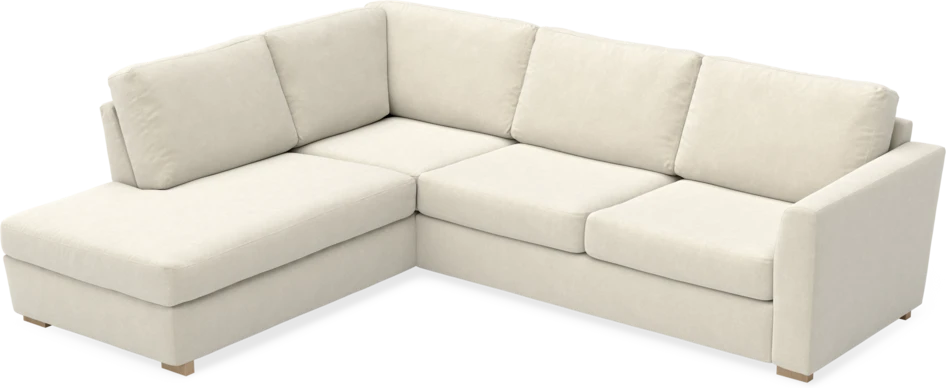 Friday - 2,5-sits soffa med divan vänster - Beige
