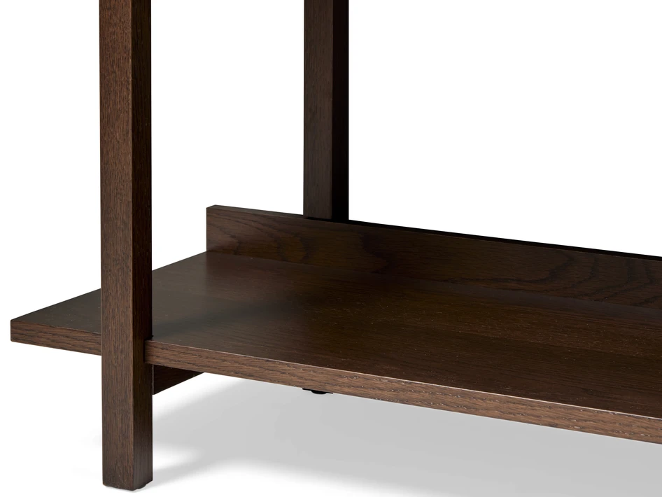 Sigrun - Hylla med 3 hyllplan, 150x35x80 cm - Brun