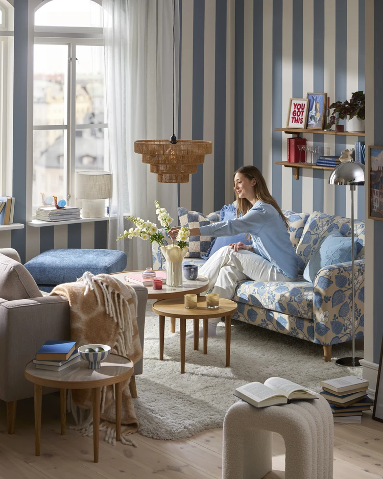 Tuva - Satsbord, Ø 55 H 41/Ø 80 H 47 cm - inspiration