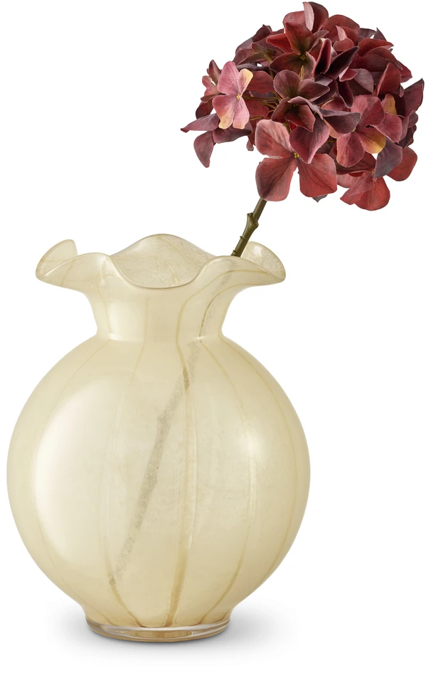Bloom - Vas, H31 Ø 23 cm - Gul