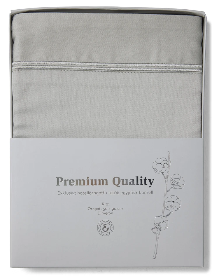 Ritz - Premium quality - Örngott till hotellkudde i egyptisk bomullssatin, 50x90 cm - Grön