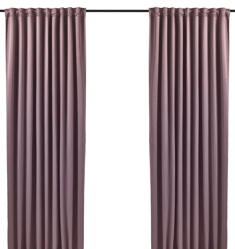 Shade - Rumsförmörkande gardin, 2-pack,140x250 cm - Lila
