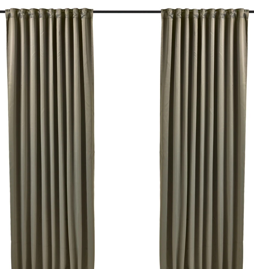Shade - Rumsförmörkande gardin, 2-pack,140x250 cm - Grön