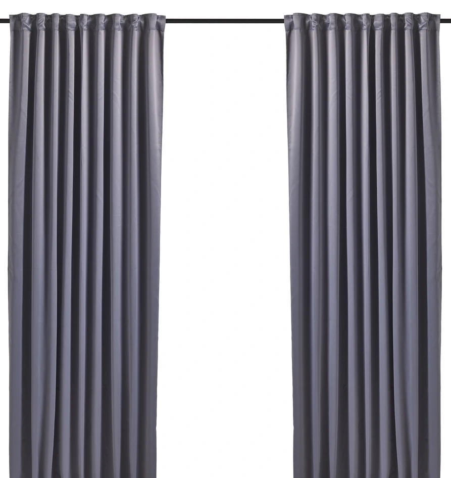 Shade - Rumsförmörkande gardin, 2-pack,140x250 cm - Svart