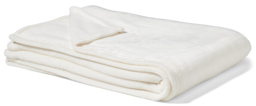 Sandros - Pläd, 150x200 cm - Vit