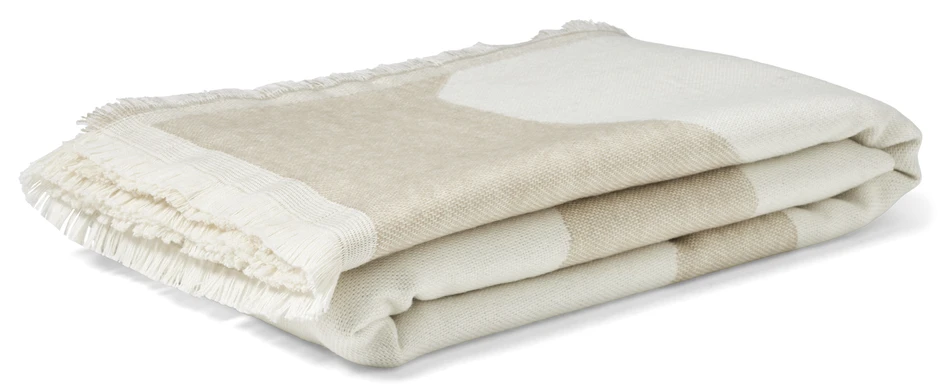 Ellinor - Pläd, 125x200 cm - Beige