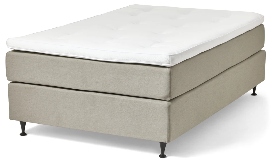 Änga Comfort - Kontinentalsäng, enkelsäng med bäddmadrass - Brun