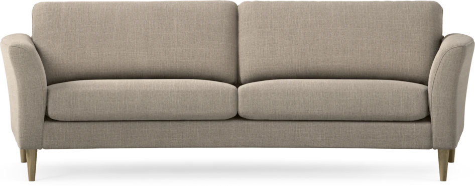 Bridge - 3-sits soffa svängd - Beige