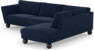 Madison Lux - 3-sits soffa med divan höger - Blå