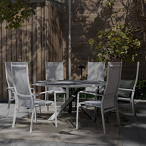 Modena - Utegrupp med bord och 6 reclinerstolar - inspiration