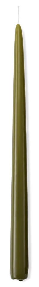 Antique - Lackade antikljus, 4-pack, H 30 Ø2,2 cm - Grön