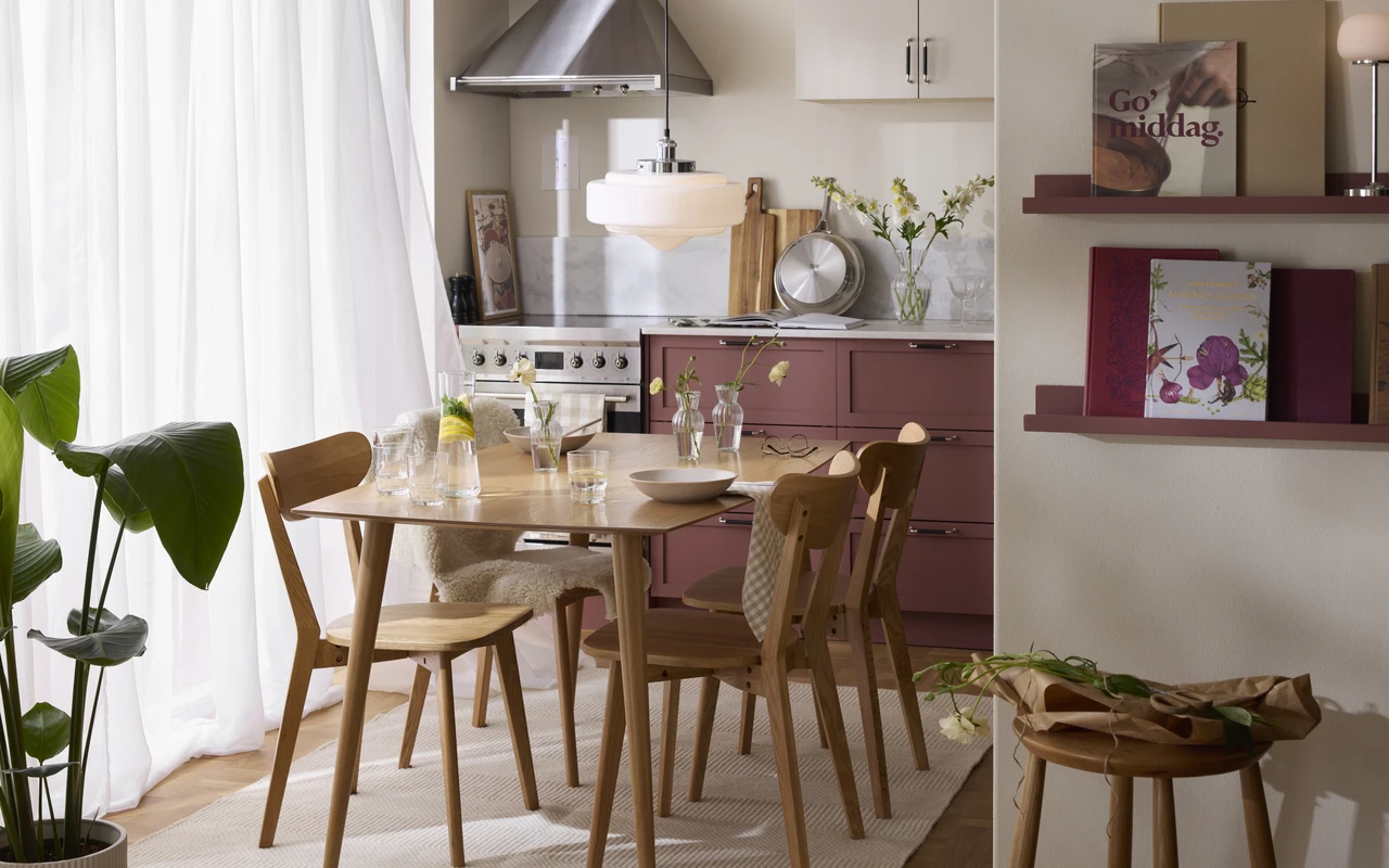 Plaine - Matgrupp med 4 stolar Ludvig - inspiration