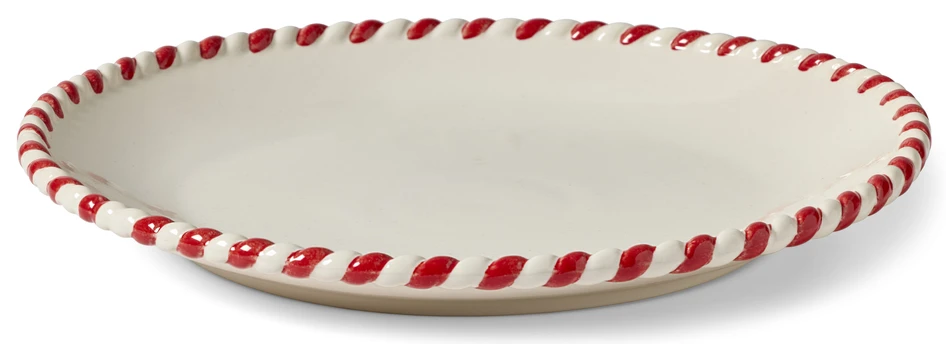 Ofelia - Fat, Ø33 H3,5cm - Röd