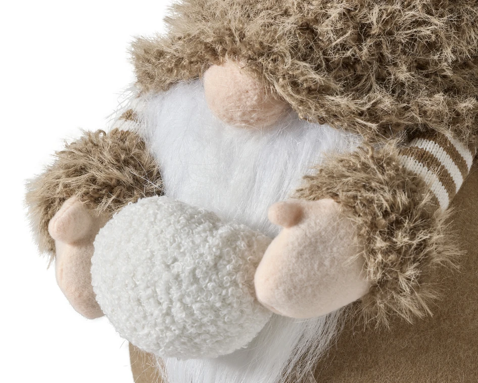 Arne - Tomte, B24 H11 cm - Brun
