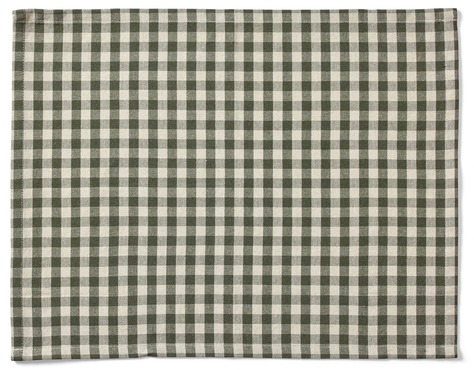 Recycle - Tablett i bomullsblandning, 35x45 cm - Grön