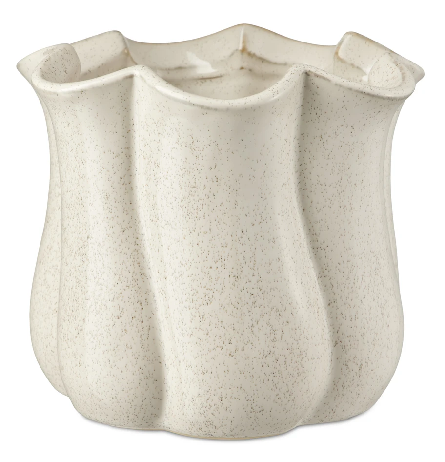 Sissela - Kruka, H18 Ø16,5 cm - Vit