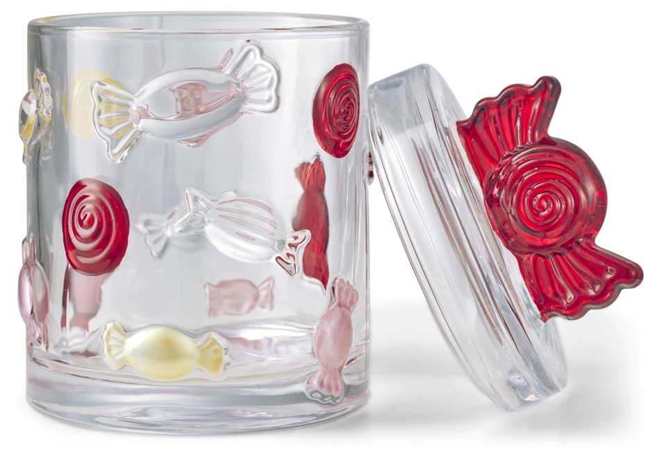 Sweets - Burk, H16,5 Ø10 cm - Vit