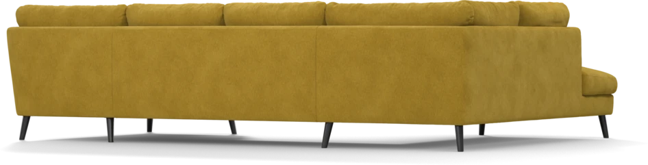 Madison - 2-sits soffa med divan vänster och schäslong höger - Gul