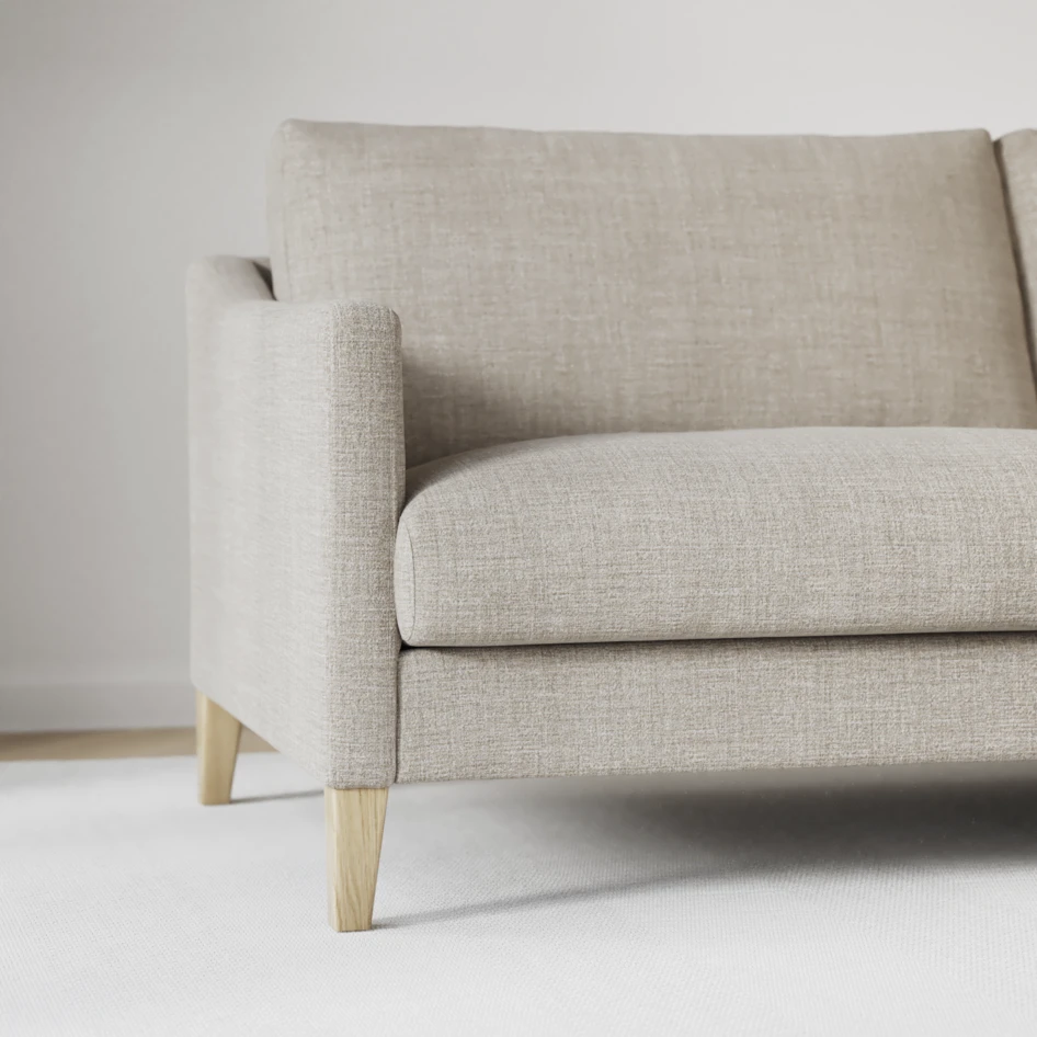 Winston - 3-sits soffa med schäslong, vändbar - Beige