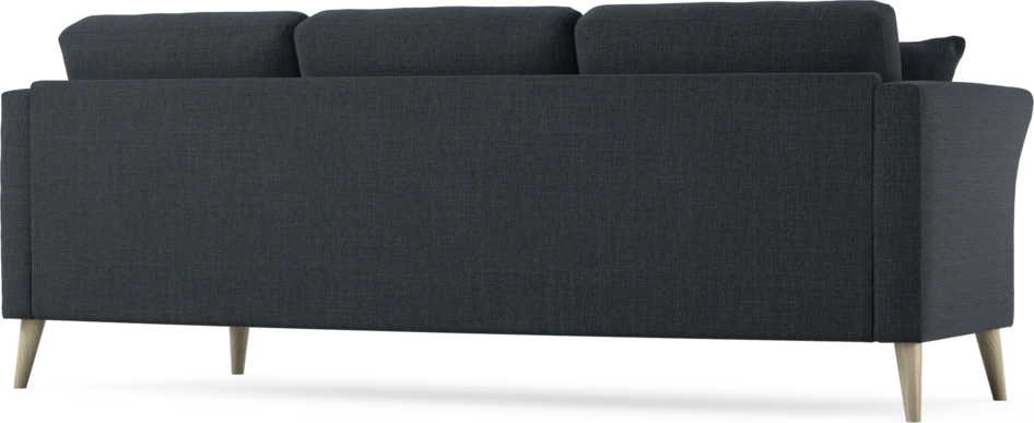 Eden - 3-sits soffa svängd - Blå
