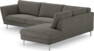 Madison Lux - 3-sits soffa med divan höger - Grå
