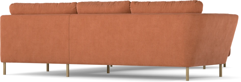 Madison Lux - Hörnsoffa med schäslong höger - Orange