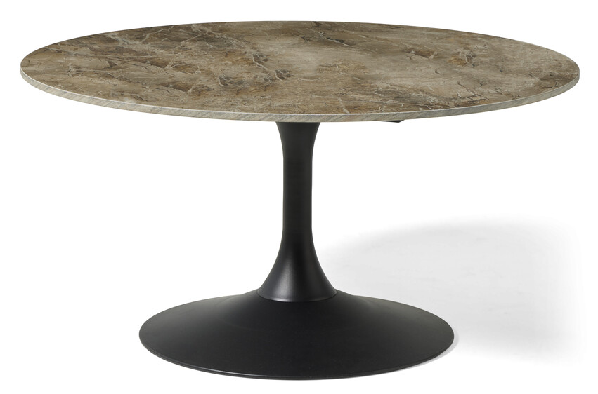 Kali - Soffbord, Ø90, H45 cm - Brun