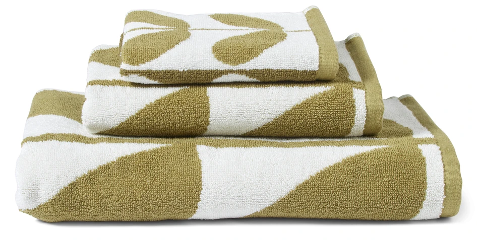 Vendela - Gästhandduk 2-pack, 30x50 cm - Grön