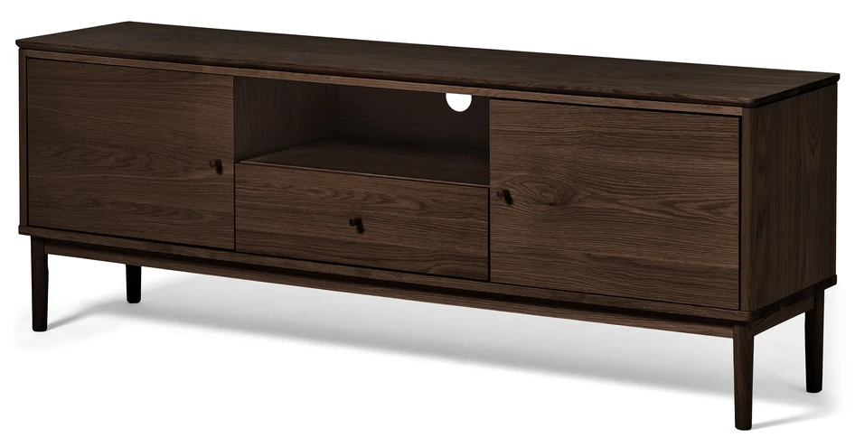 Tova - Tv-bänk, 165x40x55 cm - Brun