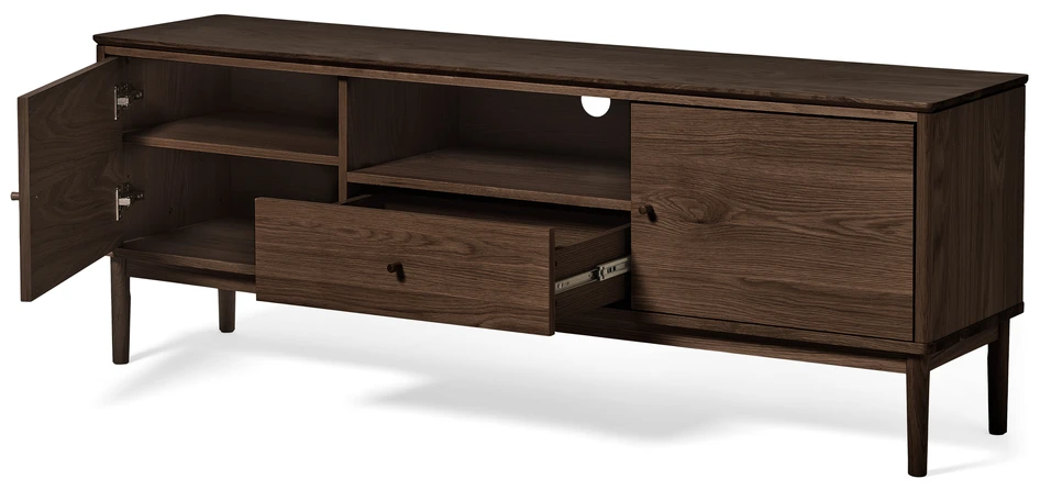 Tova - Tv-bänk, 165x40x55 cm - Brun