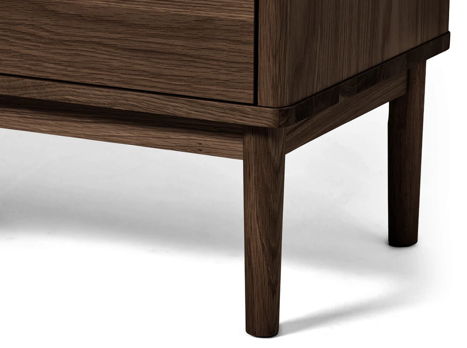 Tova - Tv-bänk, 165x40x55 cm - Brun