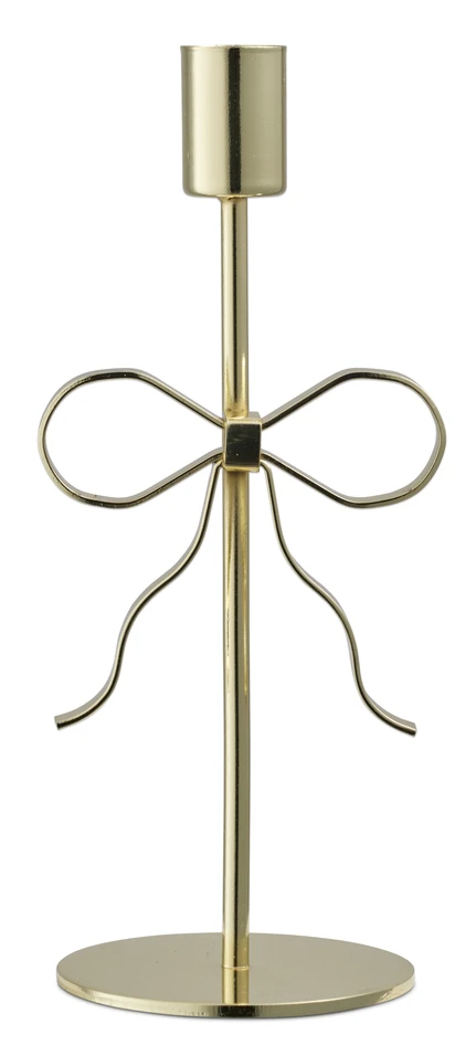 Rosetta - Ljusstake, H20,5 B8 cm - Gul
