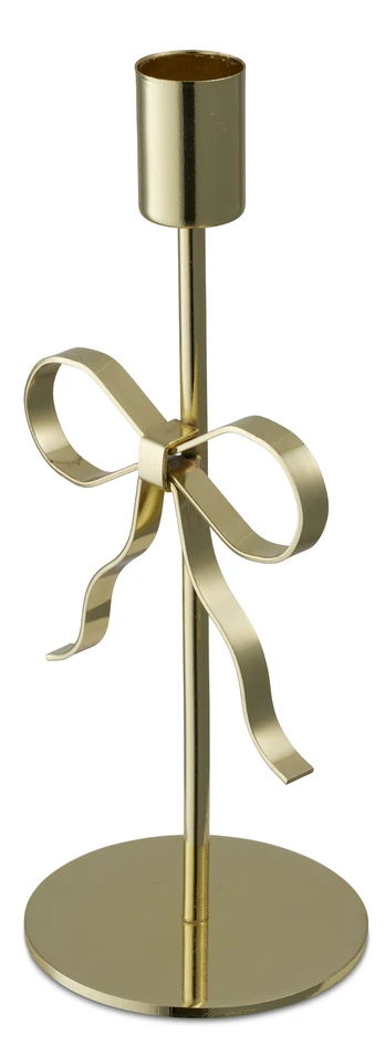 Rosetta - Ljusstake, H20,5 B8 cm - Gul