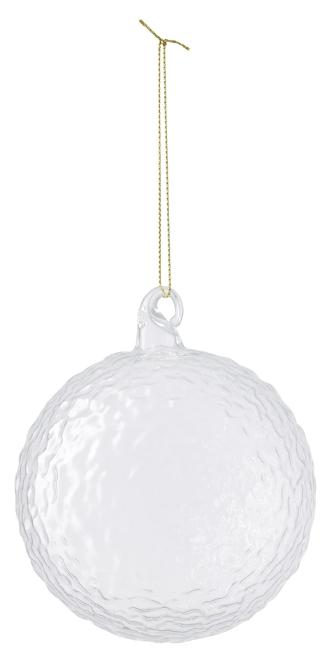 Mirabell - Julgransdekoration, H11,5 Ø10 cm - Vit