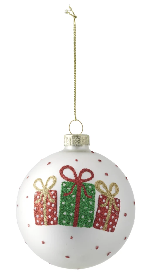 Cristy - Julgransdekoration, H10 Ø8 cm - Flerfärgad