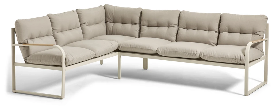 Freestyle - Utesoffa med bord L 120 cm - Beige