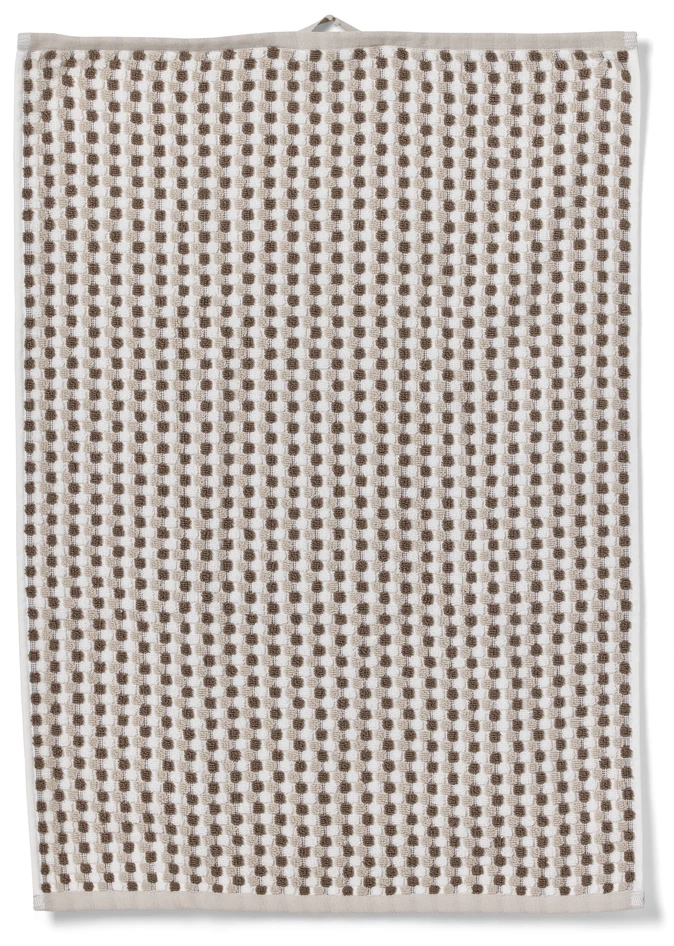 Dottie - Handduk, 50x70 cm - Brun